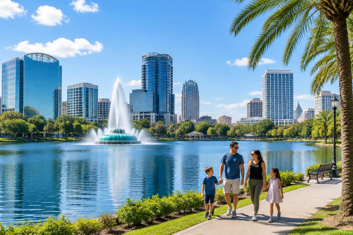 Lake Eola Park in Orlando